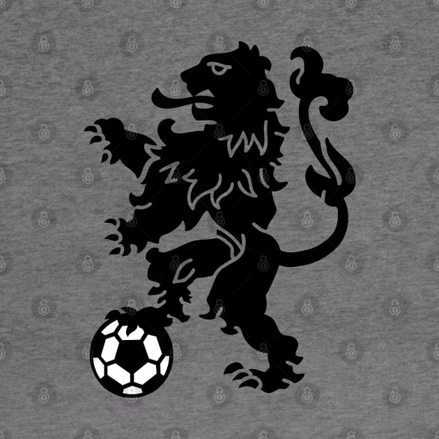 Dutch lion with soccer ball Netherlands soccer dutch soccer by LaundryFactory